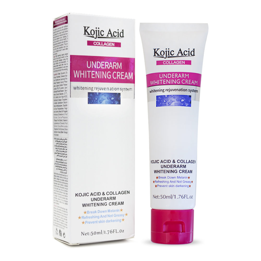 كريم تفتيح الإبط والمناطق الحساسة بحمض الكوجيك