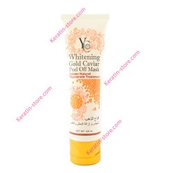 قناع تقشير الوجه بالذهب والكافيار