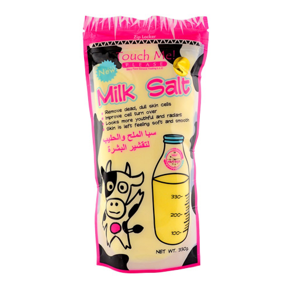 أملاح سبا بالحليب لتقشير البشرة وتبيضها