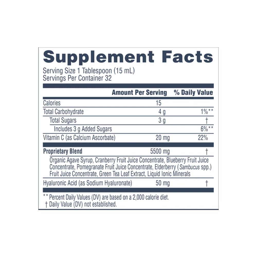 شراب الهيالورونيك أسيد التوت البري من نيوسيل 